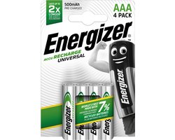 Energizer Universal HR03 AAA battery (rechargeable) NiMH 500 mAh 1.2 V 4 pc(s)