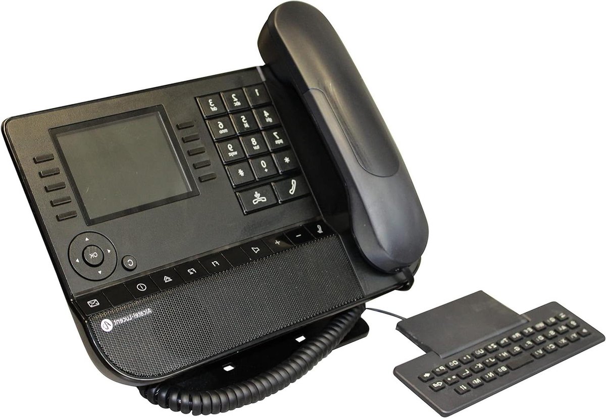 VoIP Telefoon - Zakelijk Telefoon - Kantoor Communicatie - Enkele Toetsenbord - 3 kg - Zwart