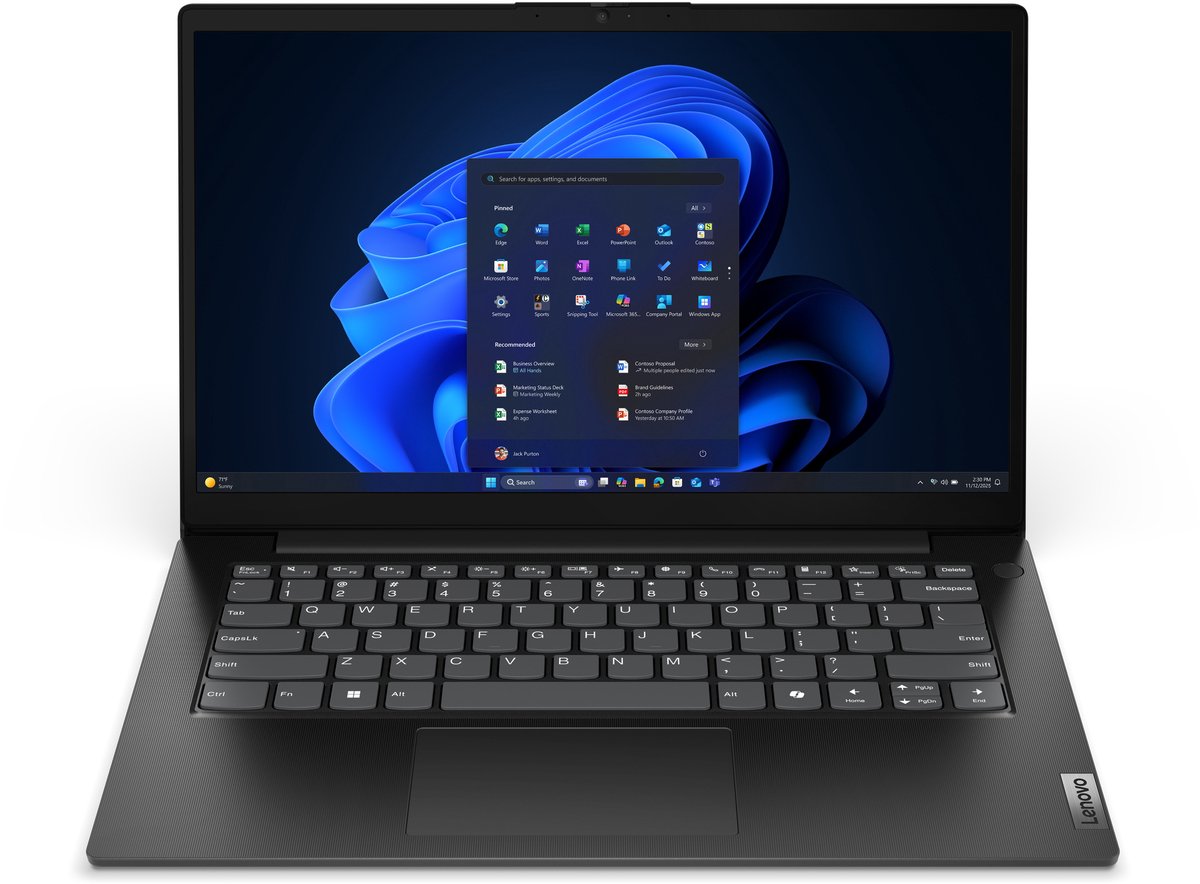 Lenovo V14 G6 ARP 83V30038MH - Zakelijke Laptop - 14 inch - AMD Ryzen 5 150 - 16GB/512GB - Windows 11 Pro