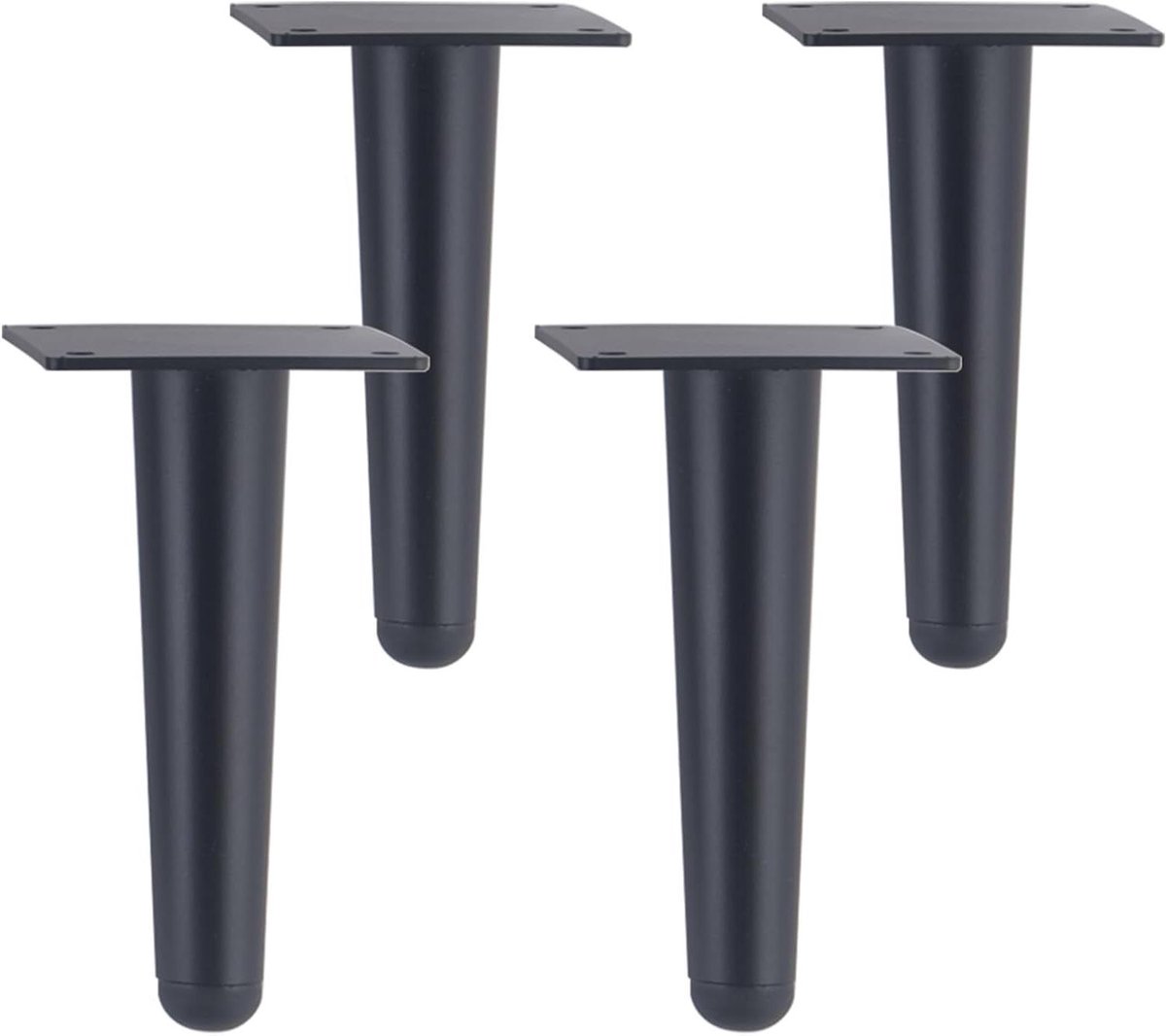 Tafelpoten set - Meubelonderstel - Meubels maken - Sterke draagkracht - 4 stuks 100cm - Mat zwart