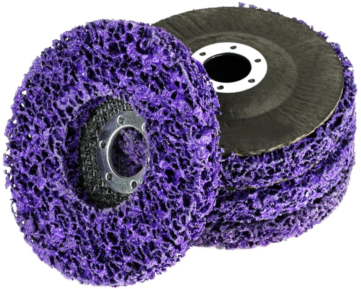 Diamant slijpschijven 115 mm met binnenopening 22 mm - Set van 4 voor metaalbewerking en slijpen