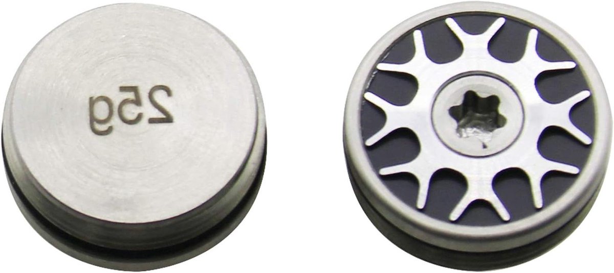 Golf Putter Gewichten - Putter Accessoires - Golfspel Verbeteren - Metalen Materiaal - 2 stuks 25 g - Zwart