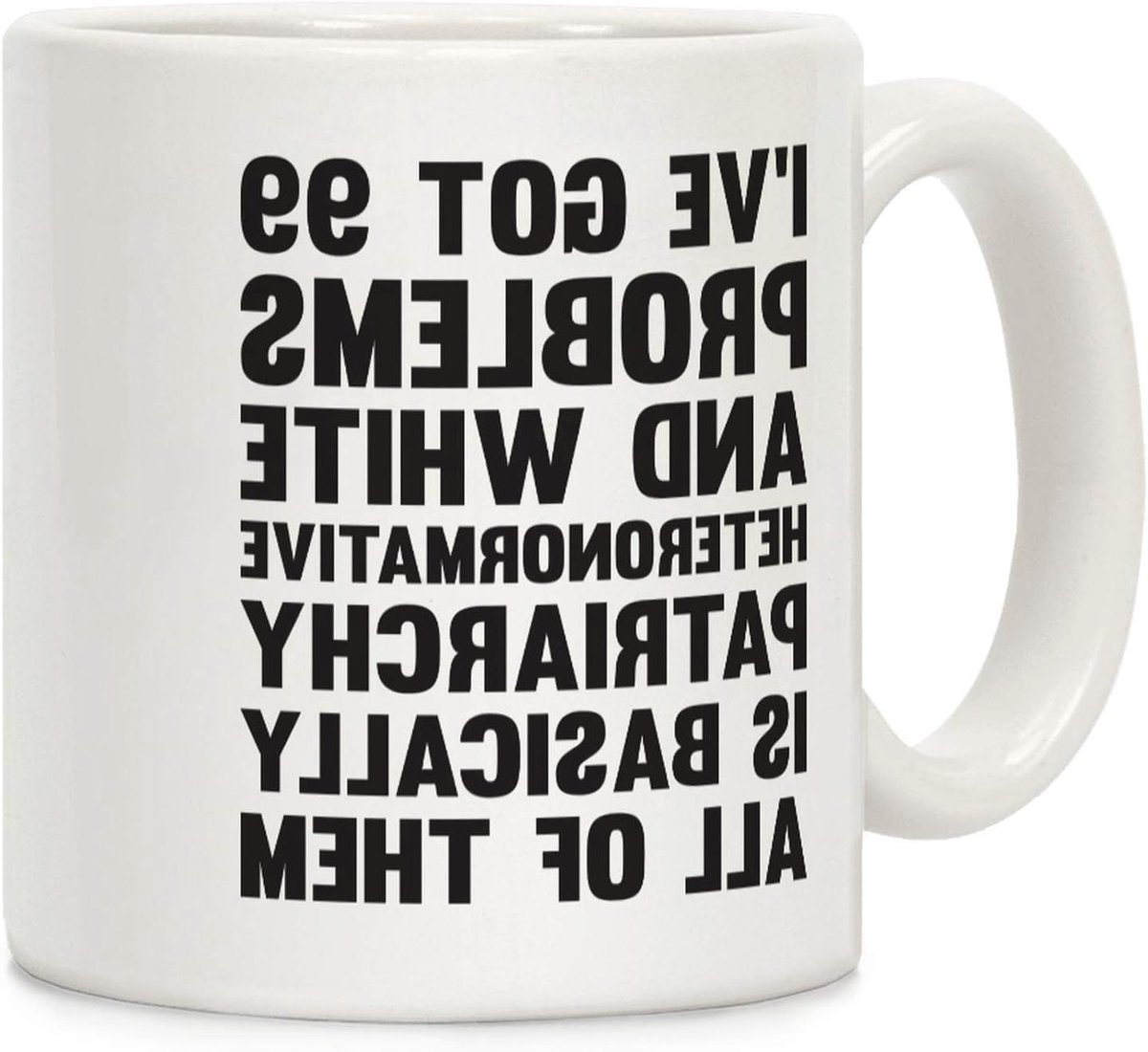 Koffiemok - Grote mok - Dagelijks gebruik - Vaatwasserbestendig - 11 Ounces - Wit