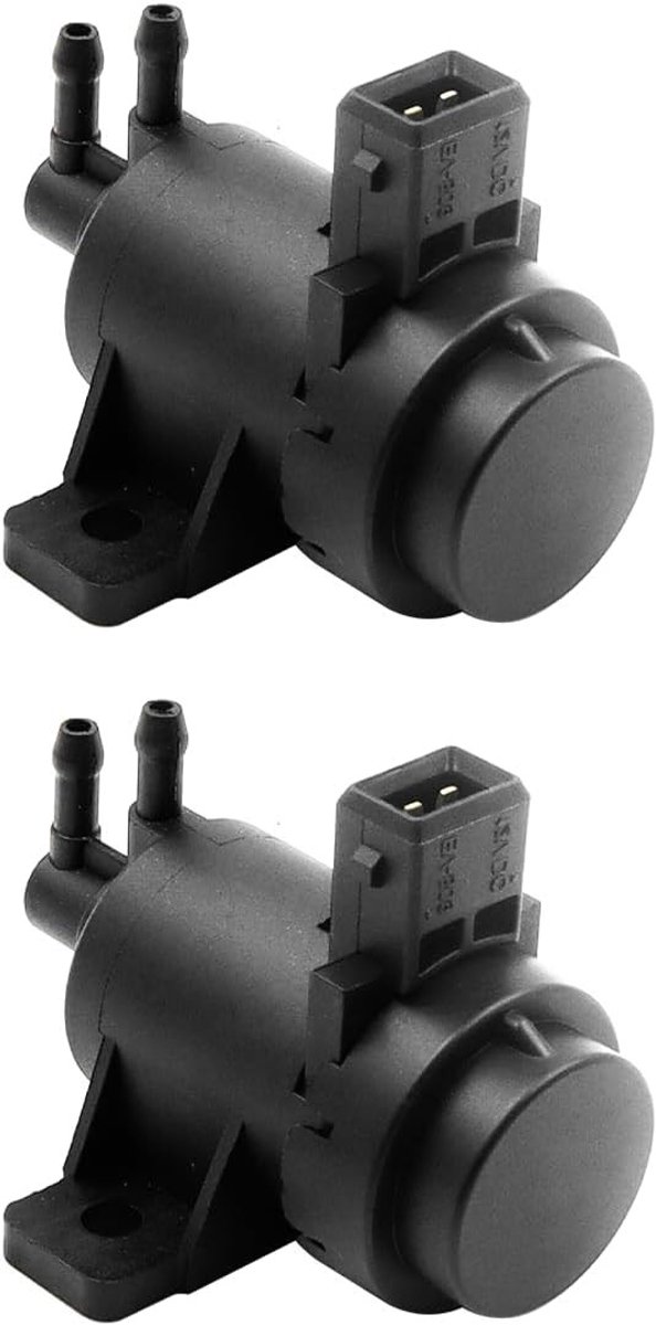 Turbocharger druk solenoïde klep set van 2 - Geschikt voor optimale prestaties van turboladers, motoronderdelen en voertuigprestaties