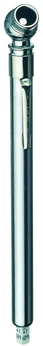 Bandenspanningsmeter - Autometer - Bandenspanning Controleren - Roestvrij Staal - 20 x 114 x 108 mm - Zilver