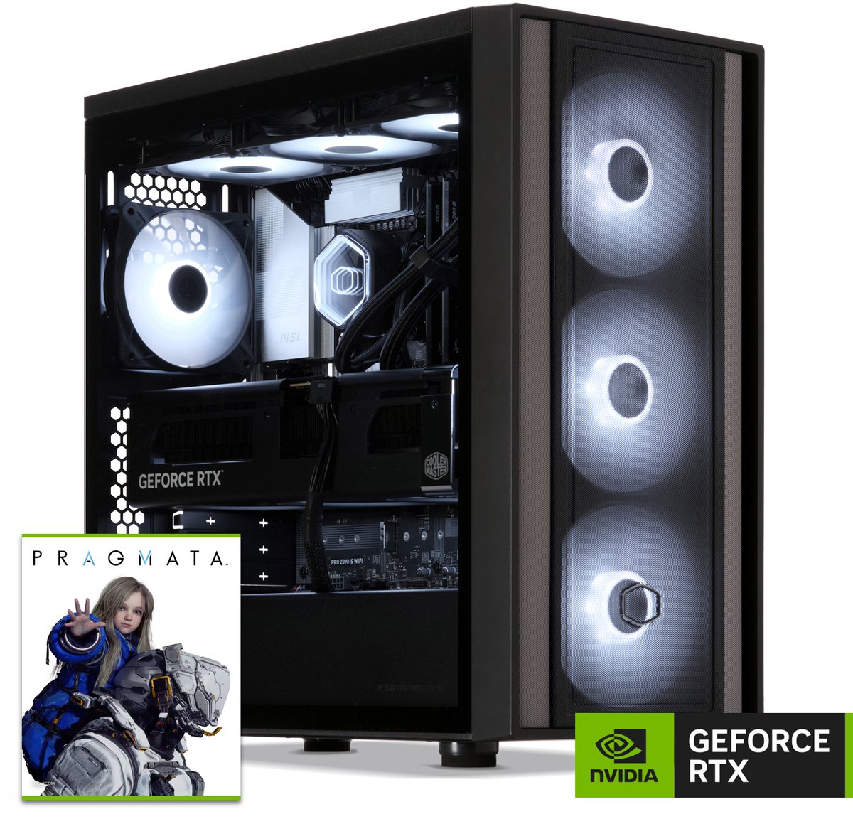 Sedatech Pro Gaming PC Waterkoeling Performance ATX • Intel i7-12700KF 12x 3.6GHz • Geforce RTX5080 • 32Gb DDR5 • 2Tb SSD M.2 • WiFi • Bluetooth, USB C • Windows 11 • Desktop computer