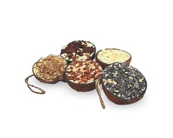 3 x 10 st. Lyra Pet® Halve kokosnoot gevuld met topping