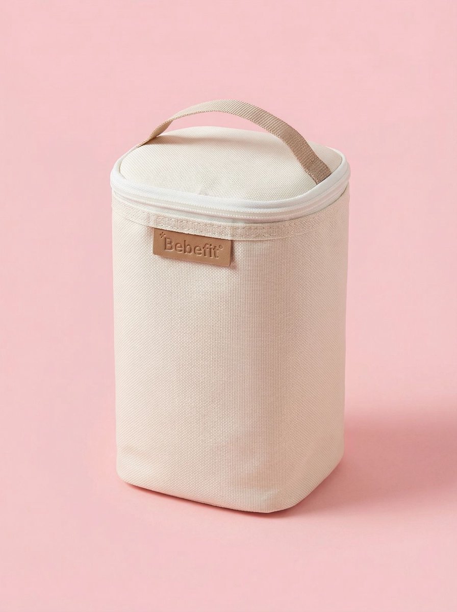 Bebefit Geïsoleerde Koeltas voor Babyflesjes - 1.5 Liter - Creme / Zand