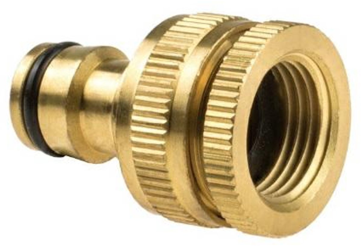 Cellfast BRASS - Tuinslangverbinding - 1/2-3/4 inch - Heavy Duty - Mosiëzoom materiaal