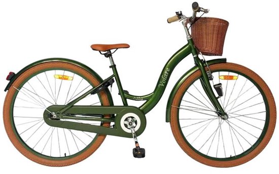 Volare Ashley Kinderfiets - Meisjes - 24 inch - Groen van Volare — afbeelding 3