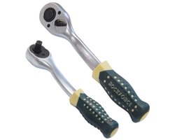 Rockforce Grzechotka - Versterkte Gebogen - 1/2" - 260mm - Ergonomische Handgreep