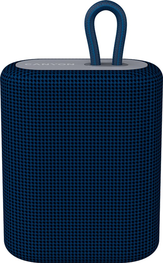 Draagbare Bluetooth speaker 5W met FM radio, microfoon, microSD en AUX – Canyon BSP-4 blauw