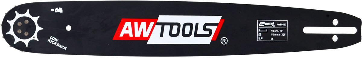 AWTools AW80051 - Prowadnica voor Kettingzaag - 35 cm - .325" - 60 Schakels