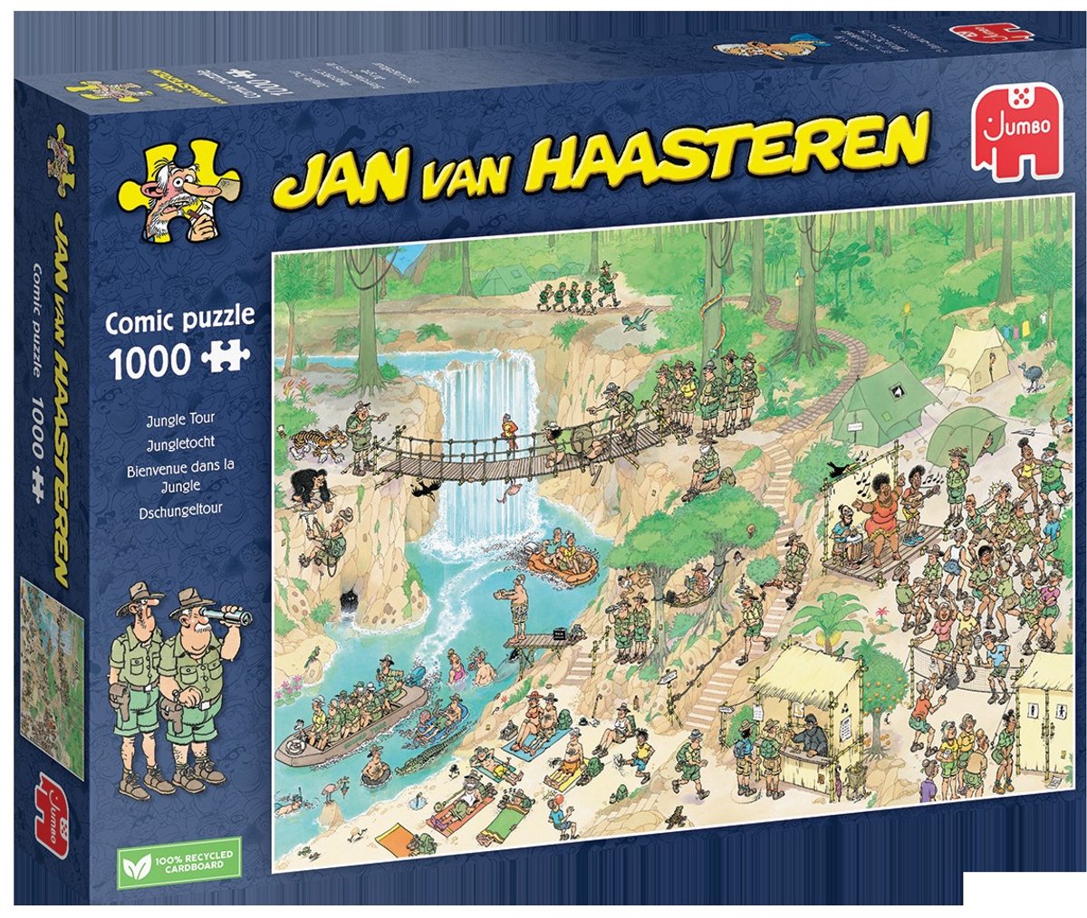 Jan van Haasteren - Jungletocht - Nederlands Kampioenschap Puzzelen 2024 - 1000 stukjes — afbeelding 5
