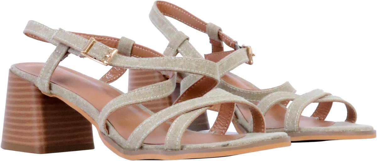 Sandalen met hak