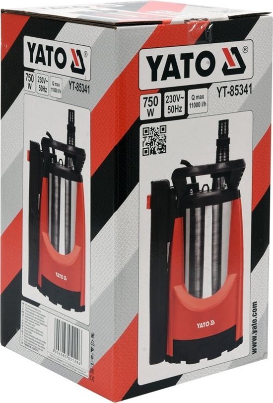 Yato - Serie INOX - Dompelpomp - 750W - Roestvrij Staal van Merkloos — afbeelding 3