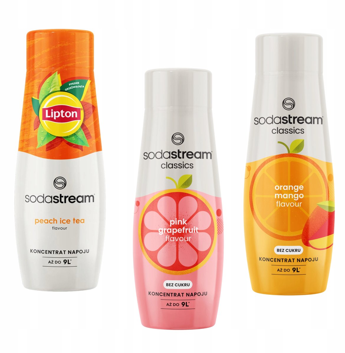 SodaStream - Siropen Pakket - Lipton Ice Tea - Grapefruit - Oranje Mango