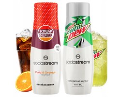 SodaStream Shwip Shwap - Colasirup - Met Sinaasappel - Mountain Dew Smaak - 2 Stuks