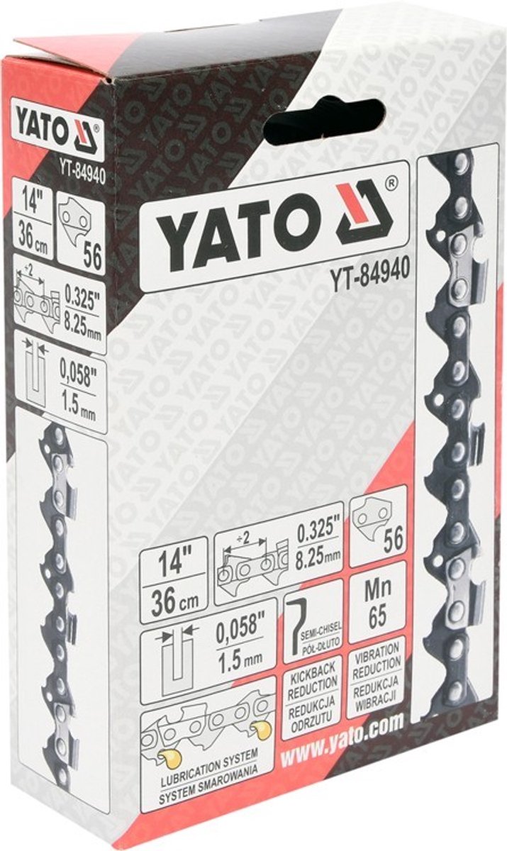 Yato YT-84940 - Zaagketting - 13 inch - 56 Schakels - Snelheid van Snijden