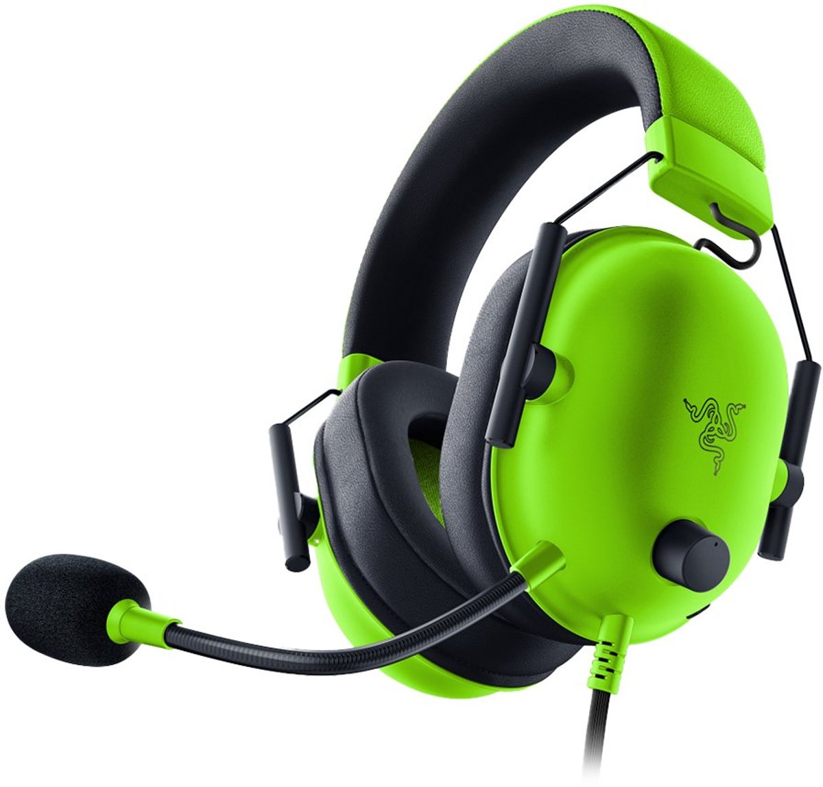 Razer Blackshark V2 X Headset - Green (PS4/PC/MAC/Xbox One/Switch/Mobile) thumbnail 2