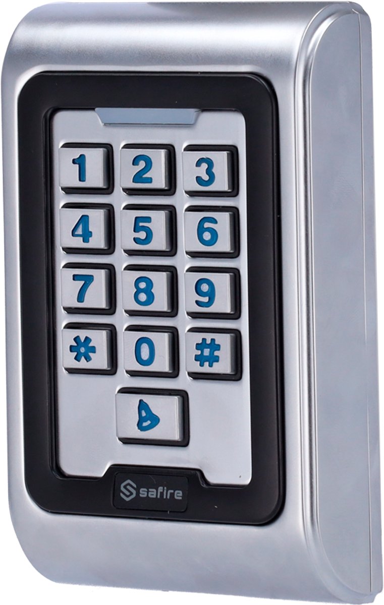 WL4 KPRO-2-2 stand alone toegangscontrole keypad, dubbel relais, RFID kaartlezer, verlichting en deurbel geschikt voor buiten