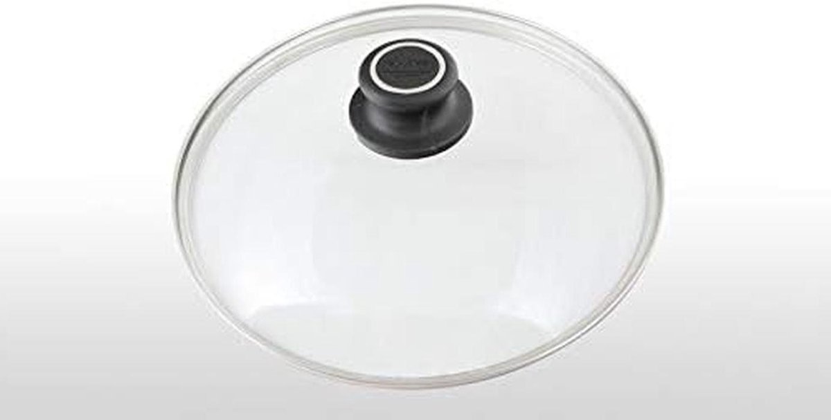 Glazen Deksel - Pannen Deksel - Koken Bakken - Ovenbestendig 260°C - 20 cm Breed - Zwart