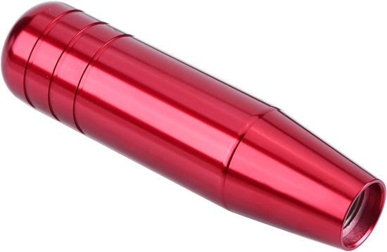 Schakelpookknop Auto - Versnellingspook Handvat - Auto Interieur Upgraden - Aluminium Legering Materiaal - 13 cm - Rood — afbeelding 5