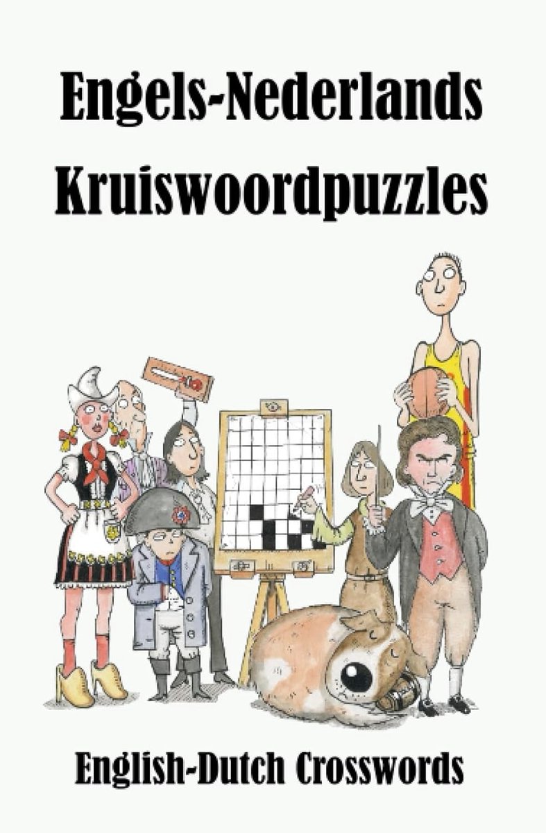 Nederlandse Kruiswoordpuzzels - Woordspel Boek - Taal Leren - 100 Puzzels - 20x13 cm