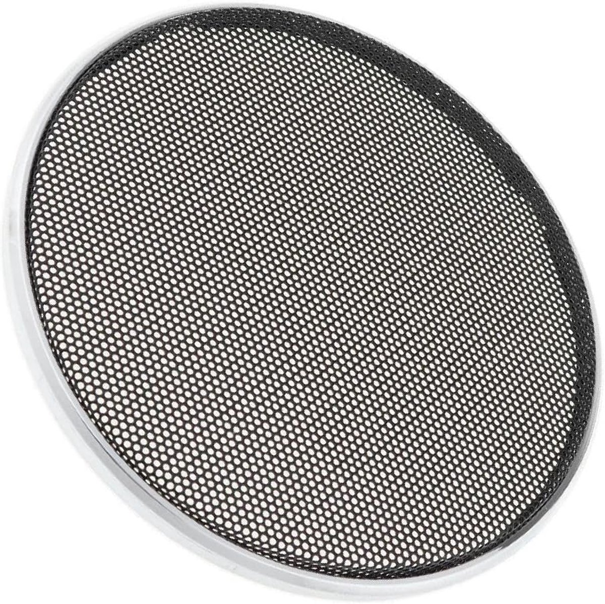 Subwoofer rooster - Luidspreker beschermkap - Auto audio - Stevig metalen gaas - 10 cm rond - Zwart