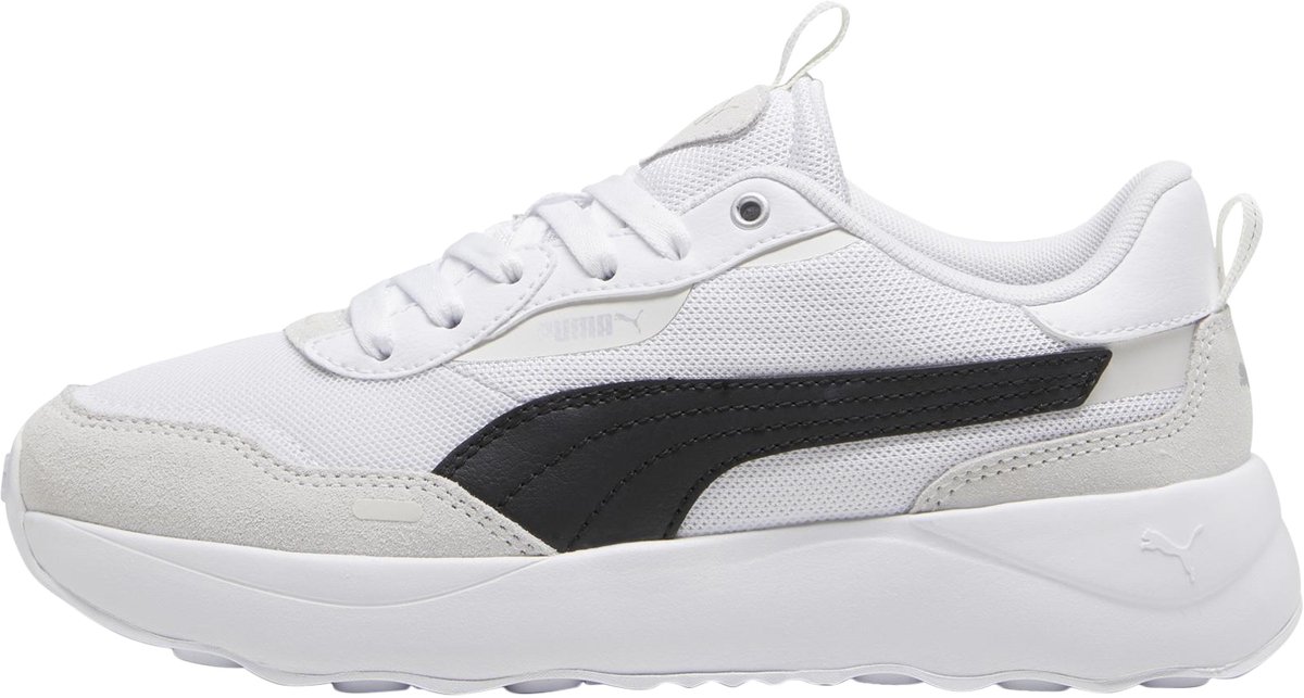 Runtamed Platform lage leren sneakers Wit