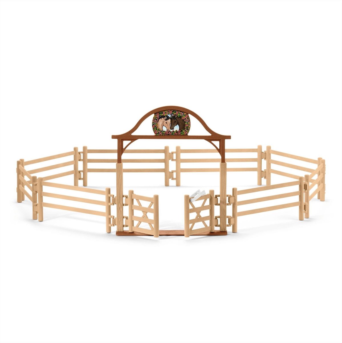 schleich HORSE CLUB - Paardenwei met toegangspoort - Accessoires - Kinderspeelgoed voor Jongens en Meisjes - 5 tot 12 jaar - 42434 — afbeelding 11