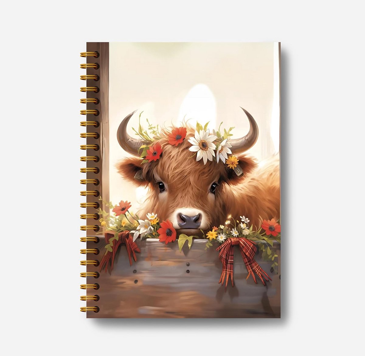 Spiraalnotitieboek - Stevig Schetsboek met Gelijmde Ringen