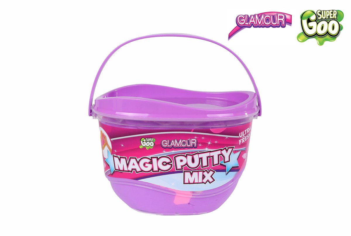 Glamour magische putty mix speelgoed 240 gram multicolor 12x17cm.