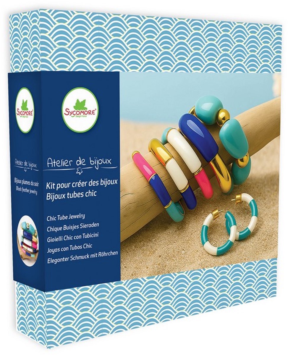Sycomore sieraden knutselset chic tubes creatief speelgoed 12 jaar+.