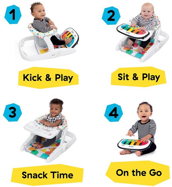 4in1 babyzitje leren zitten tappin tunes - Baby Einstein - vanaf 4 maanden — afbeelding 2