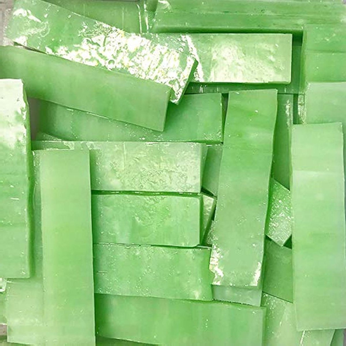 Mozaïek Glas Strips - Glas Mozaïek - Hobby Ambachten - Glad Oppervlak - 1 x 4 cm - Groen