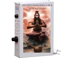Sri Krishna Culture 4 in 1 Hanuman Chalisa + Sankatmochan + Bajarang Baan + Hanumaan Ji Aarti Speciale Mantra Chanting Box