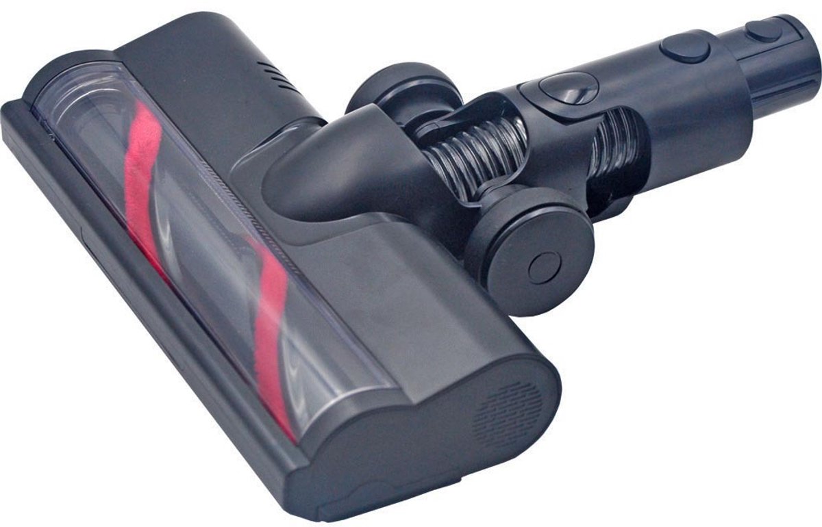 Geschikt voor de Dreame R10/R20/R30/T20/T30/S10/Z40/Z30 stofzuigerbodemborstel, vervangende borstelkop - fluwelen zwarte bodemborstel (rode rolborstel zonder LED-licht)