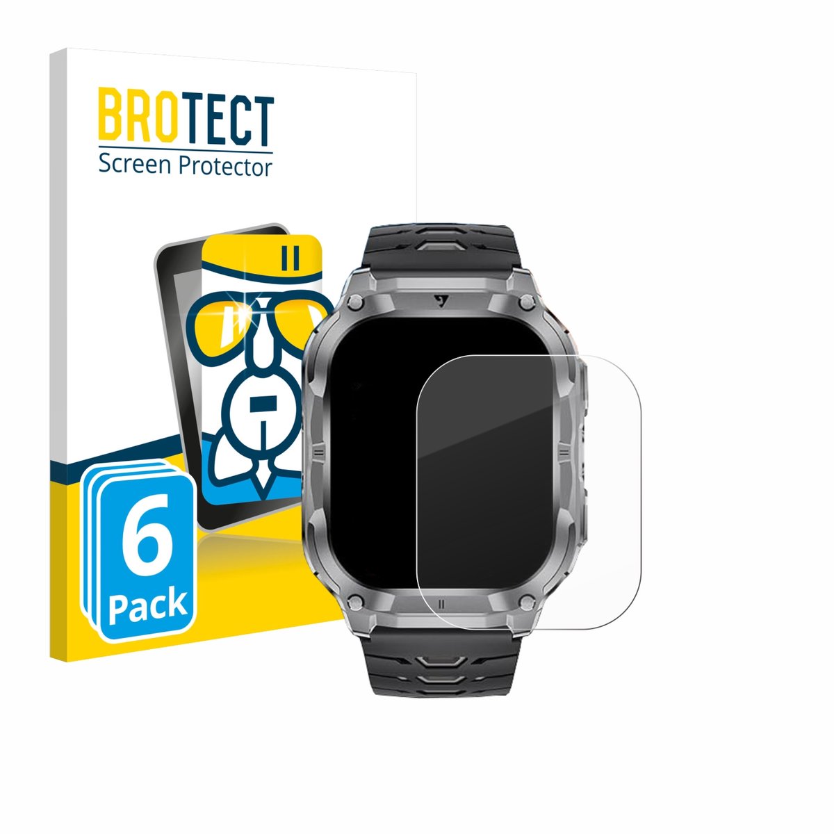 Screenprotector 6 Stuks voor LIGE EF22 2" Beschermglas transparant