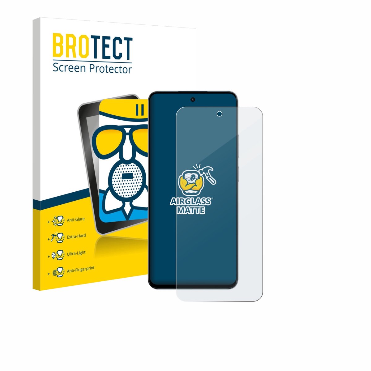 BROTECT - Screenprotector voor realme P3x - Folie Beschermfolie Beschermglas matte