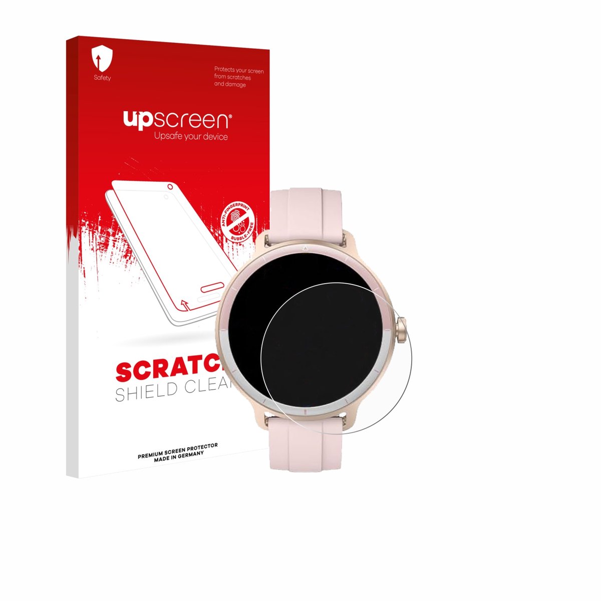 upscreen - Screenprotector voor KIBFLE DR03 1.27" - Folie Beschermfolie transparant