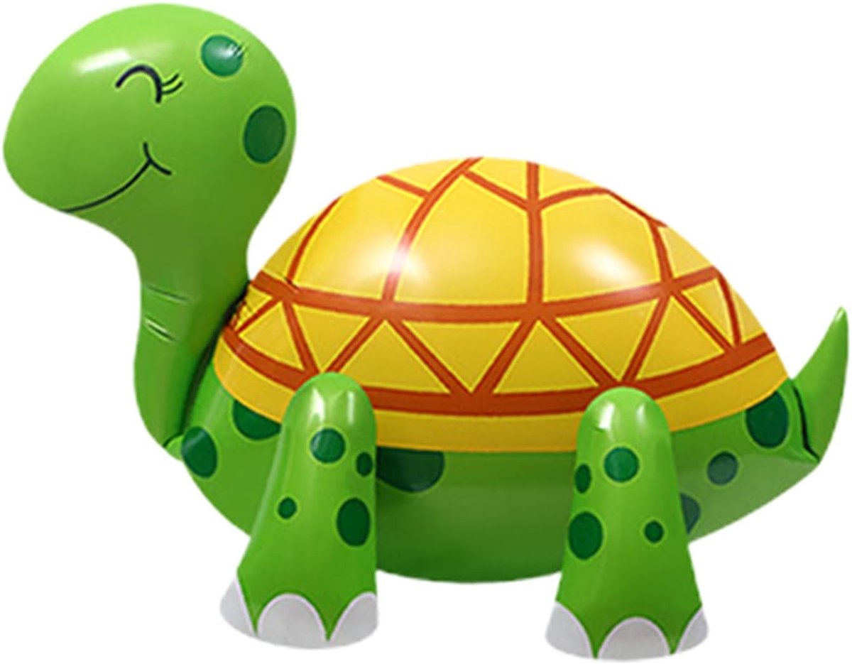 Opblaasbare schildpad - 4D ballon dier - Themafeest decoratie - Zelfstandig staand ontwerp - 66 x 48 x 40 cm