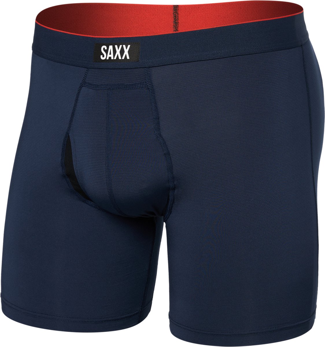 SAXX Heren Boxershort Multi-Sport Mesh - Boxer met BallPark Pouch® PRO - Lichtgewicht Sport Ondergoed - Marine Blauw - XL