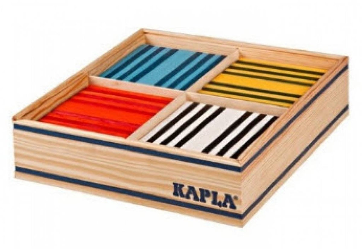 KAPLA - KAPLA Kleur - Constructiespeelgoed - 8 Kleuren- 100 Plankjes — afbeelding 7