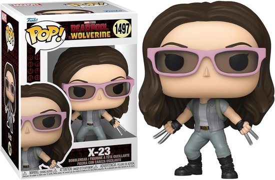 Funko POP! Marvel: X-Men Polaris Glow in The Dark Vinyl Figuur 2021 Herfst Conventie Sticker Exclusief, Groen