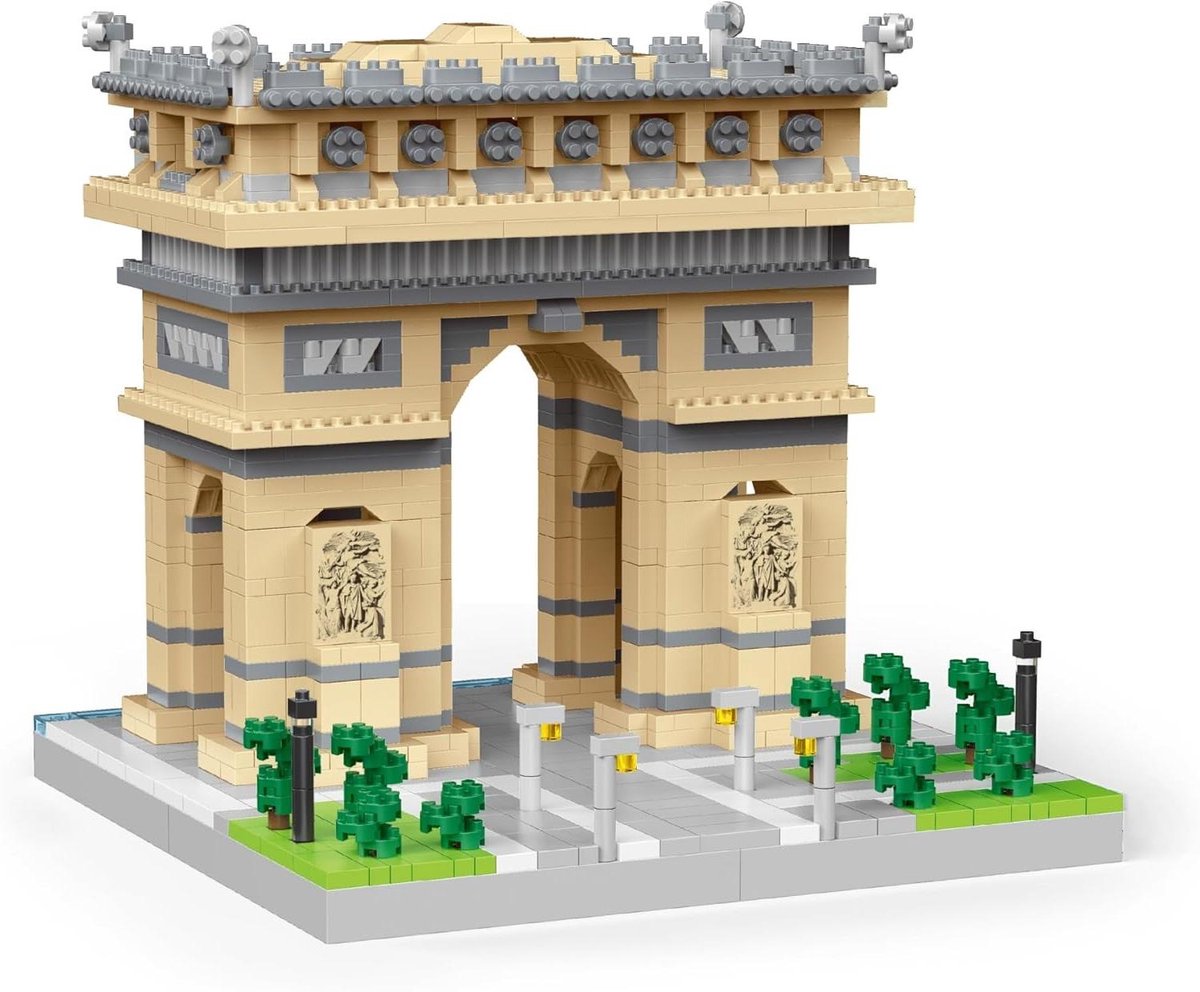 Ontketen Victorious Spirit met Arc Triomphe Micro Mini Block Build Blocks Speelgoed voor Volwassenen: Je persoonlijke symbool van Triumph en veel geluk