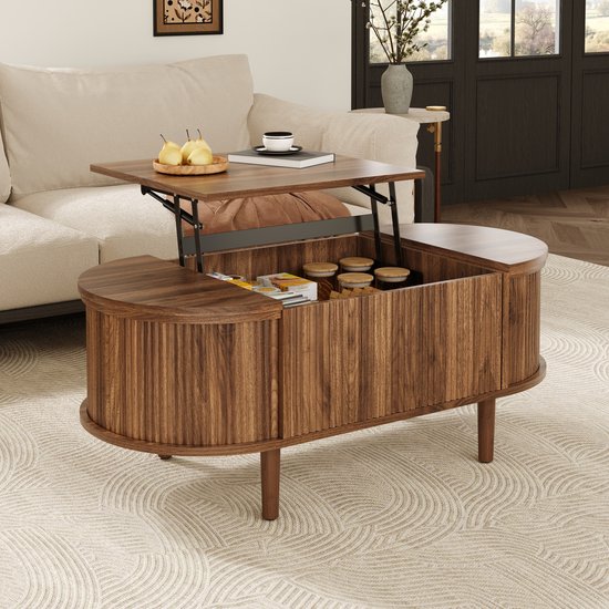VASAGLE Salontafel - 100×50 Cm - In Hoogte Verstelbaar - 2 Lades En Verborgen Compartimenten Wit Lct210w01 Kopie VASAGLE Salontafel - 100×50 Cm - In Hoogte Verstelbaar - 2 Lades En Verborgen Compartimenten Wit Lct210w01 Kopie