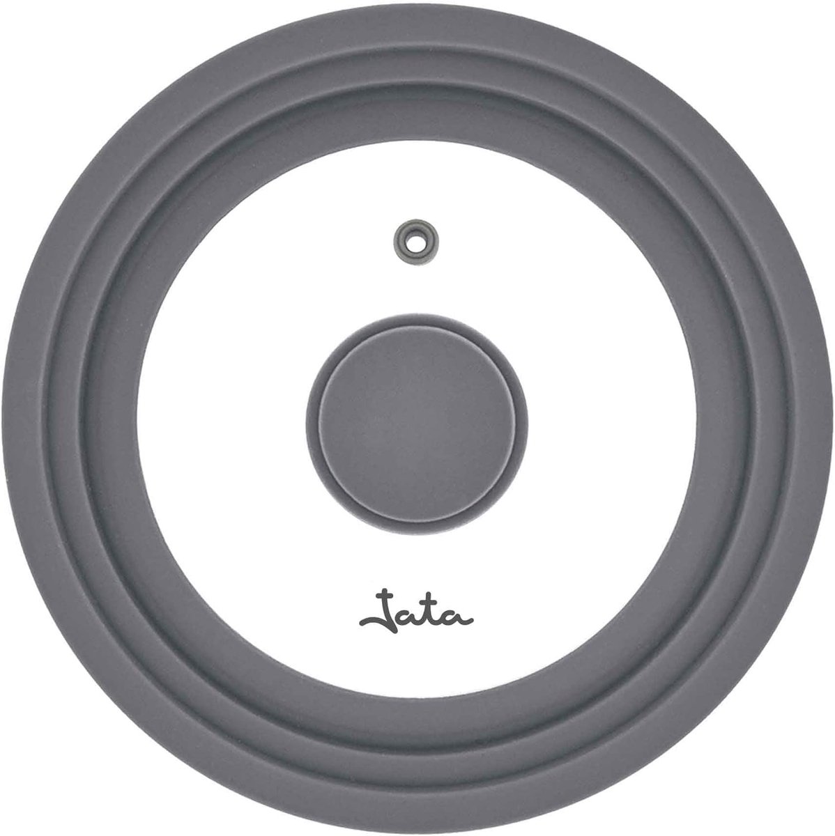 Glazen Deksel - Pan Deksel - Magnetron Gebruik - Met Stoomventiel - 32 cm - Zwart