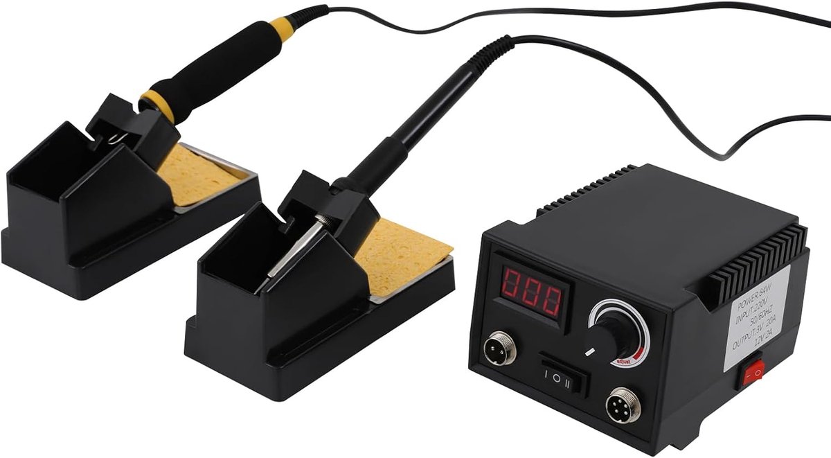 Houtbrandapparaat - Pyrografie machine - Hobby & Decoratie - Tot 750 graden - 80 Watt vermogen - Zwart
