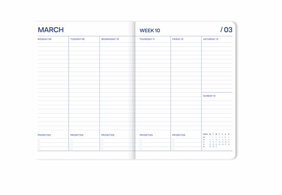 Fabrique - Schoolagenda 2026-2027 - A5 - Vogels - 1 week op 2 pag.